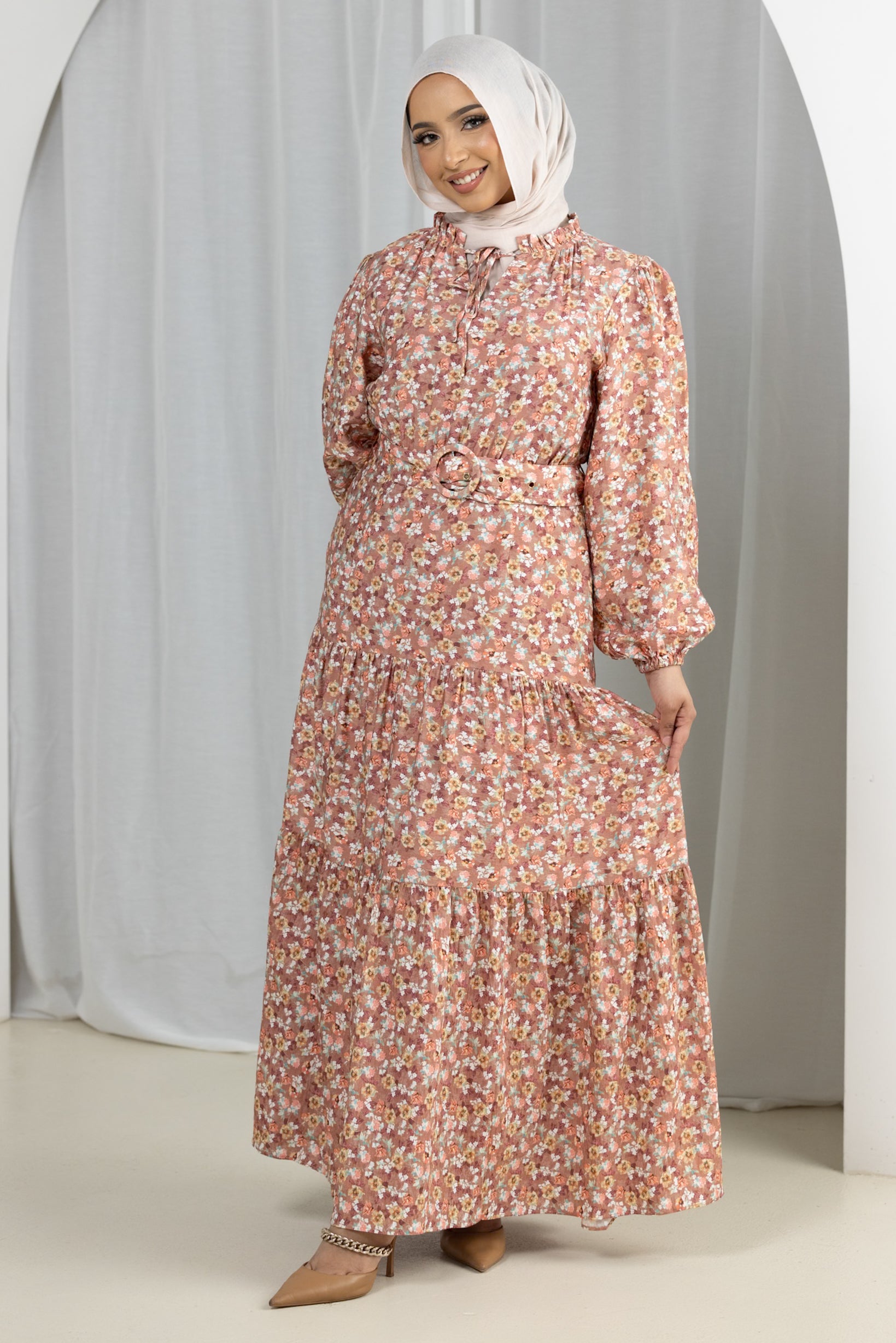 M8752BrownFloral-maxi-dress