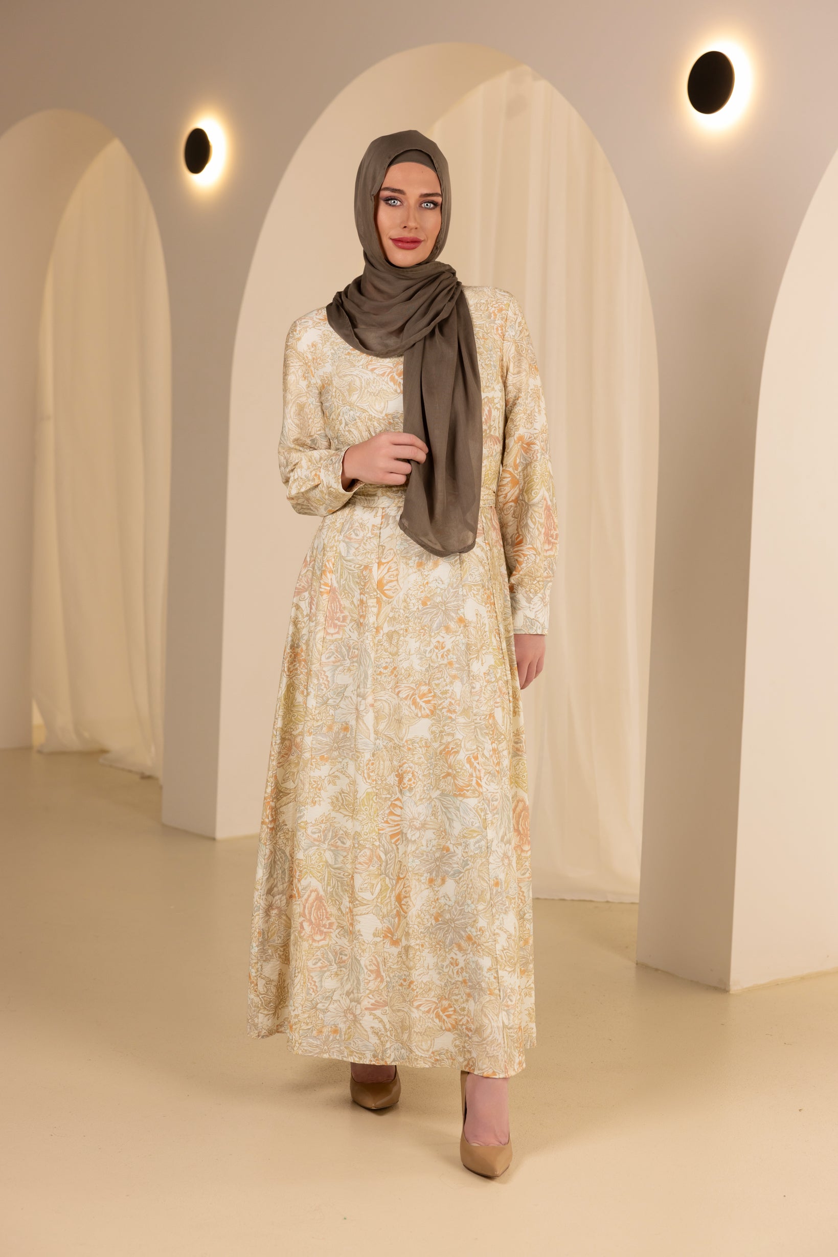 M8755LightKhakiPrint-dress-abaya