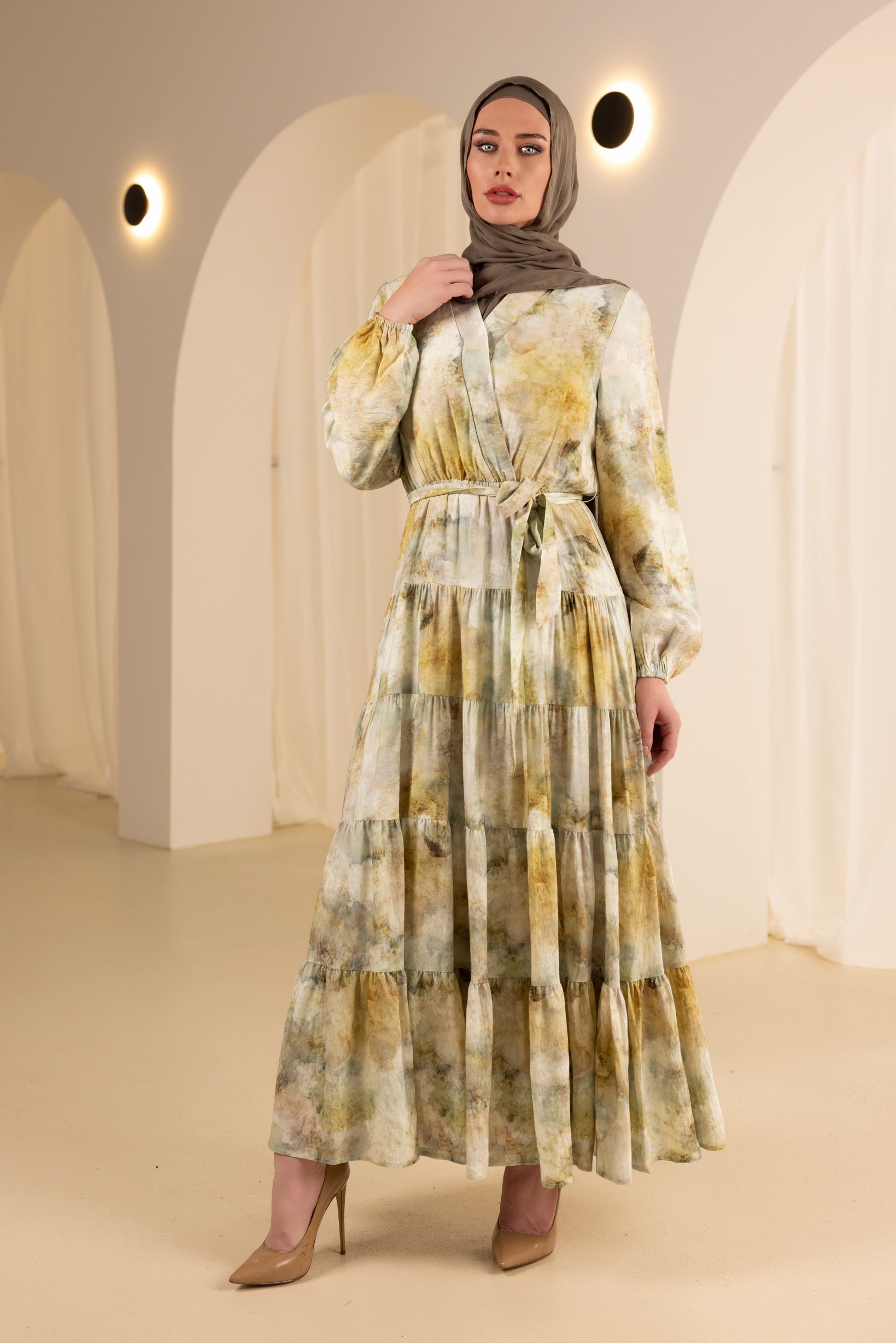 M8761LightKhakiPrint-dress-abaya