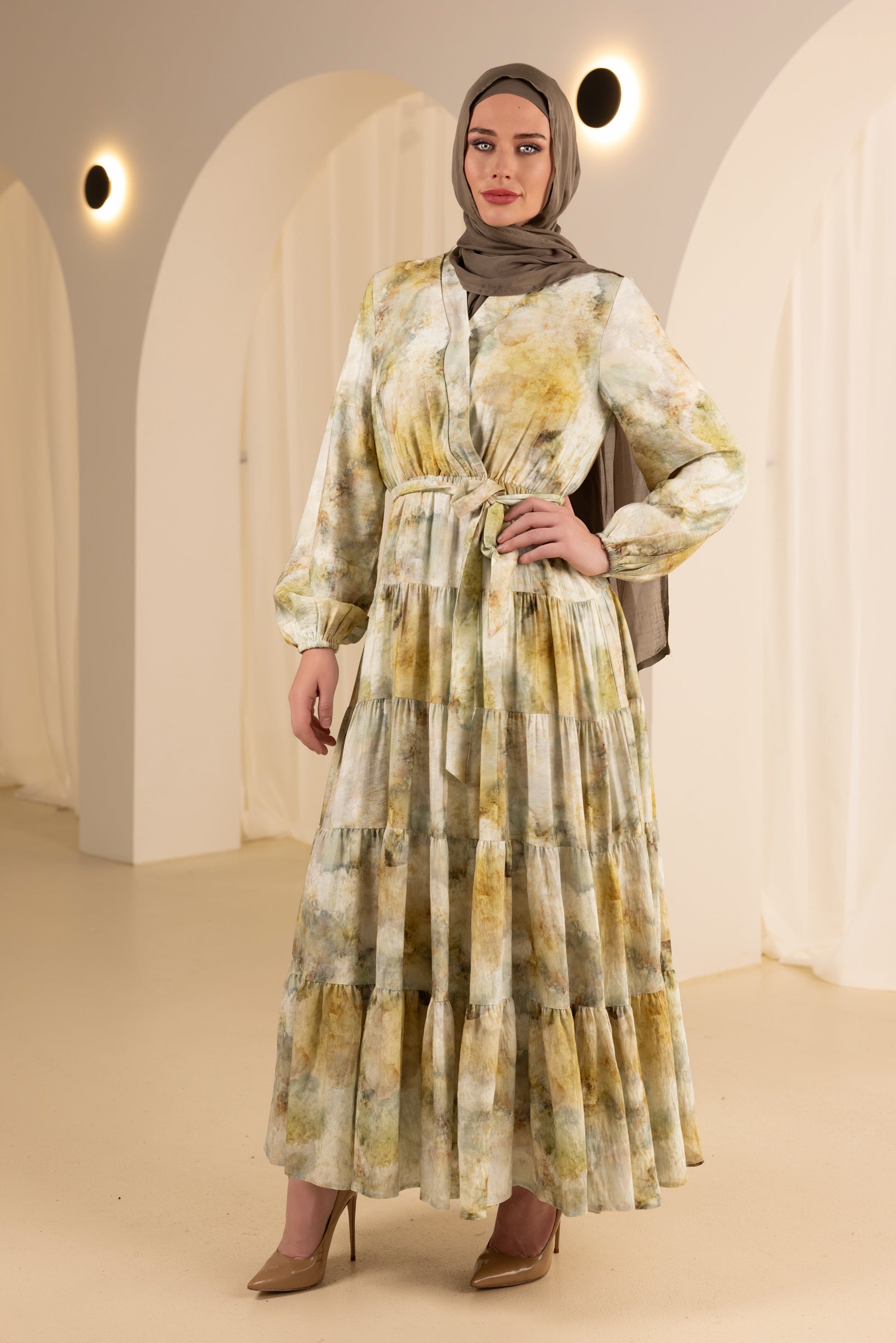 M8761LightKhakiPrint-dress-abaya