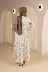 M8769GreenFloral-dress-abaya