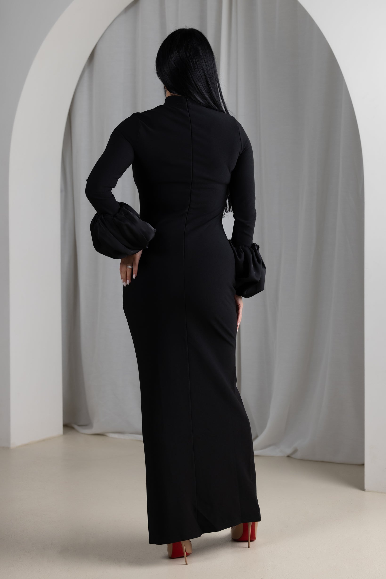 M8805Black-dress-abaya