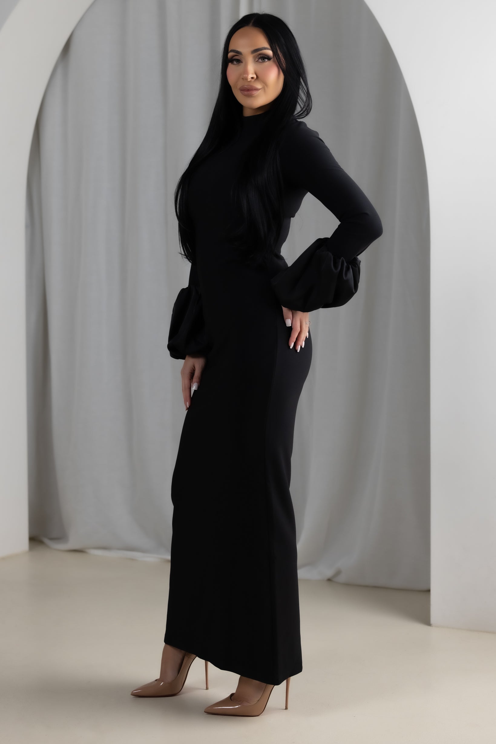 M8805Black-dress-abaya