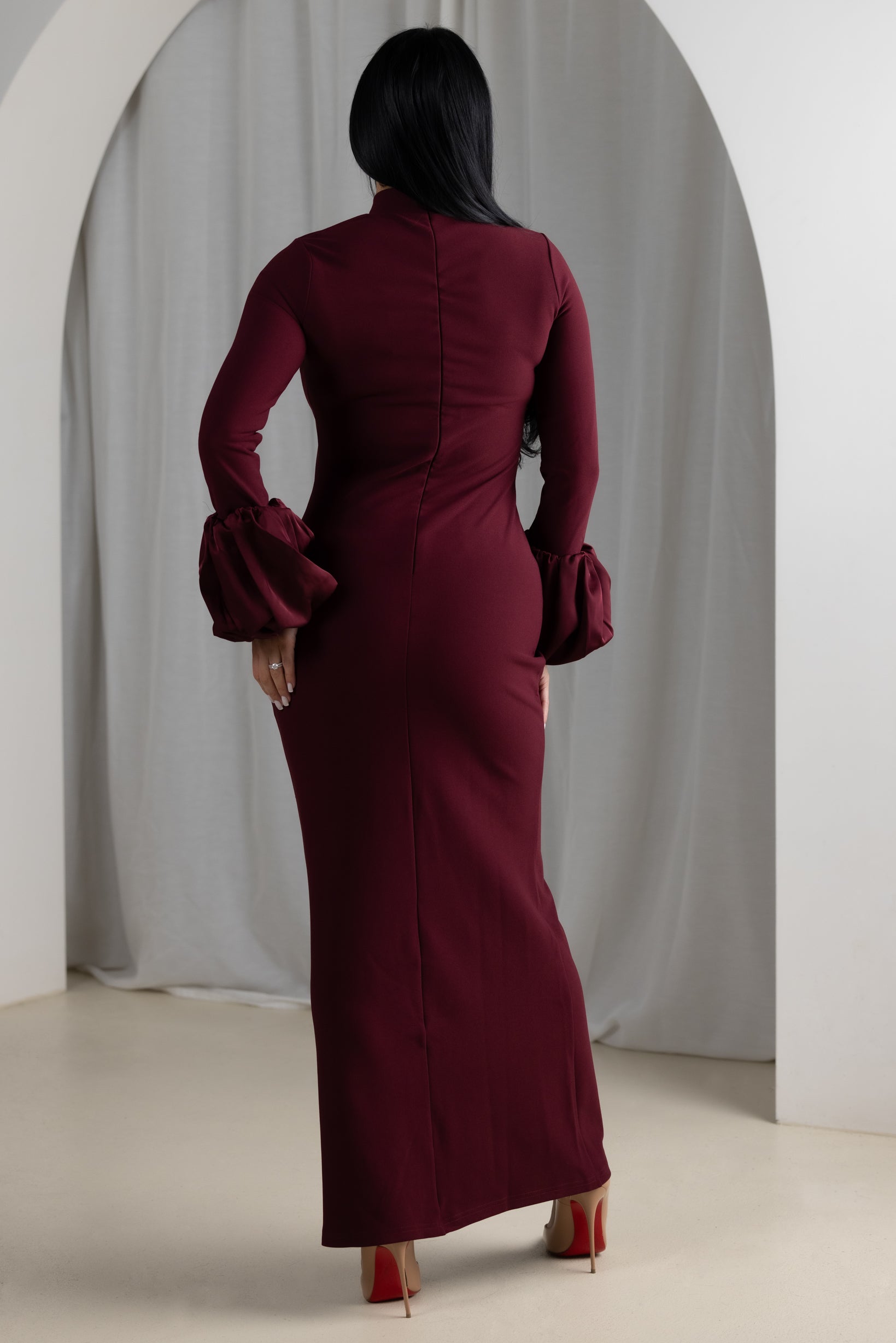 M8805Maroon-dress-abaya