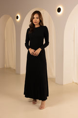 M8834Black-dress-knit-abaya