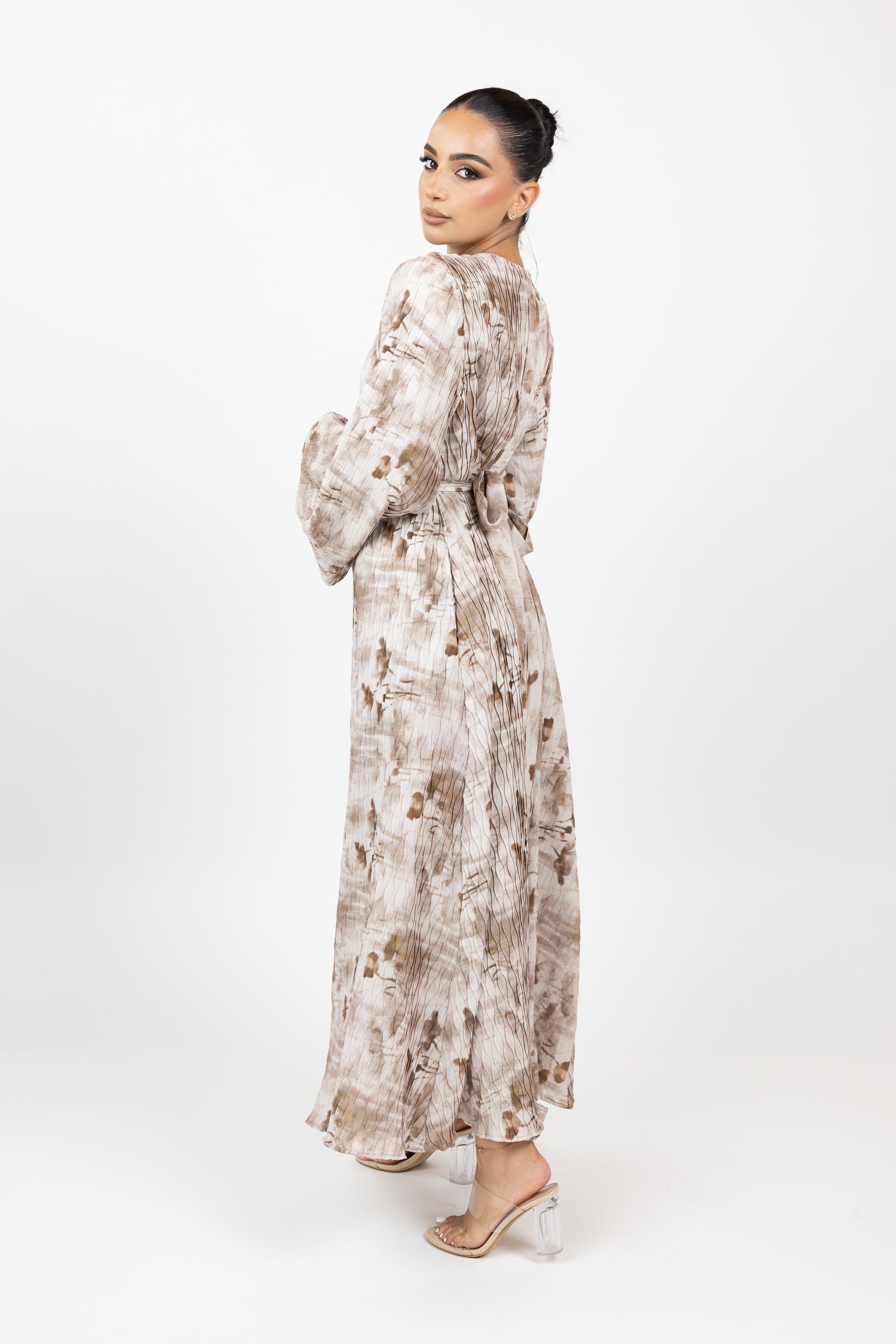 M8845BrownPrint-maxi-dress