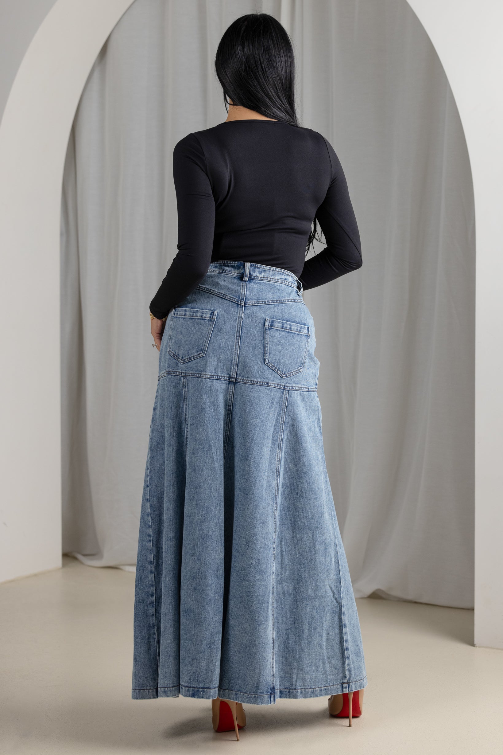 M8891-lightdenim-skirt