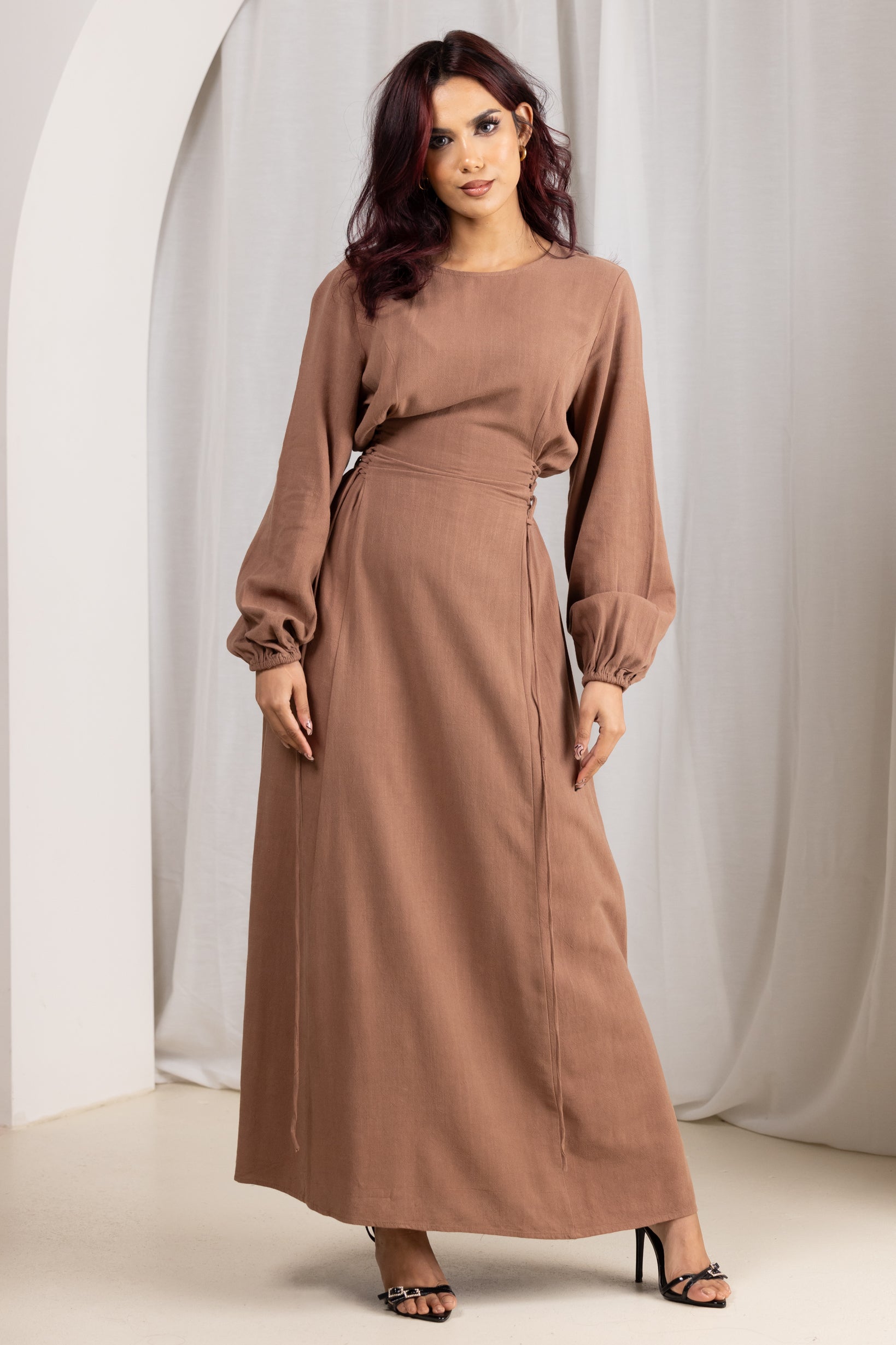 M8900Chocolate-dress-abaya