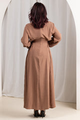 M8900Chocolate-dress-abaya