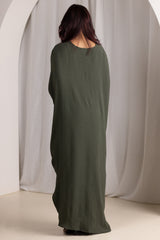 M8961Khaki-maxi-skirt