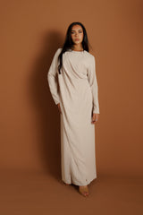 Runway Side Drape Dress