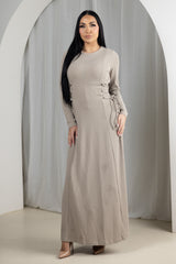 M8982Mocha-ribbed-dress