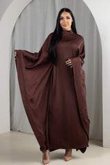 M9013Chocolate-kaftan-dress