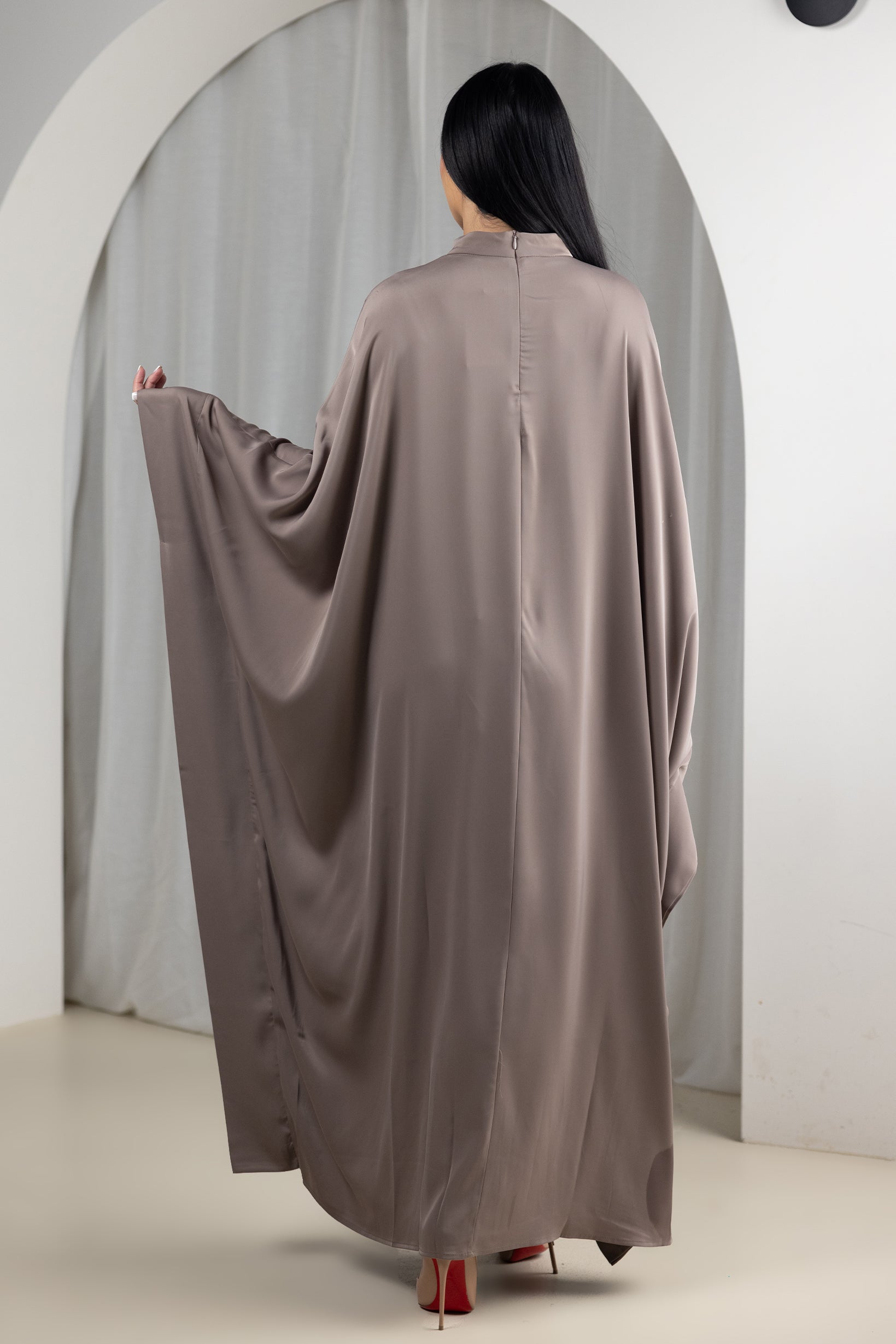 M9013Mocha-kaftan-dress