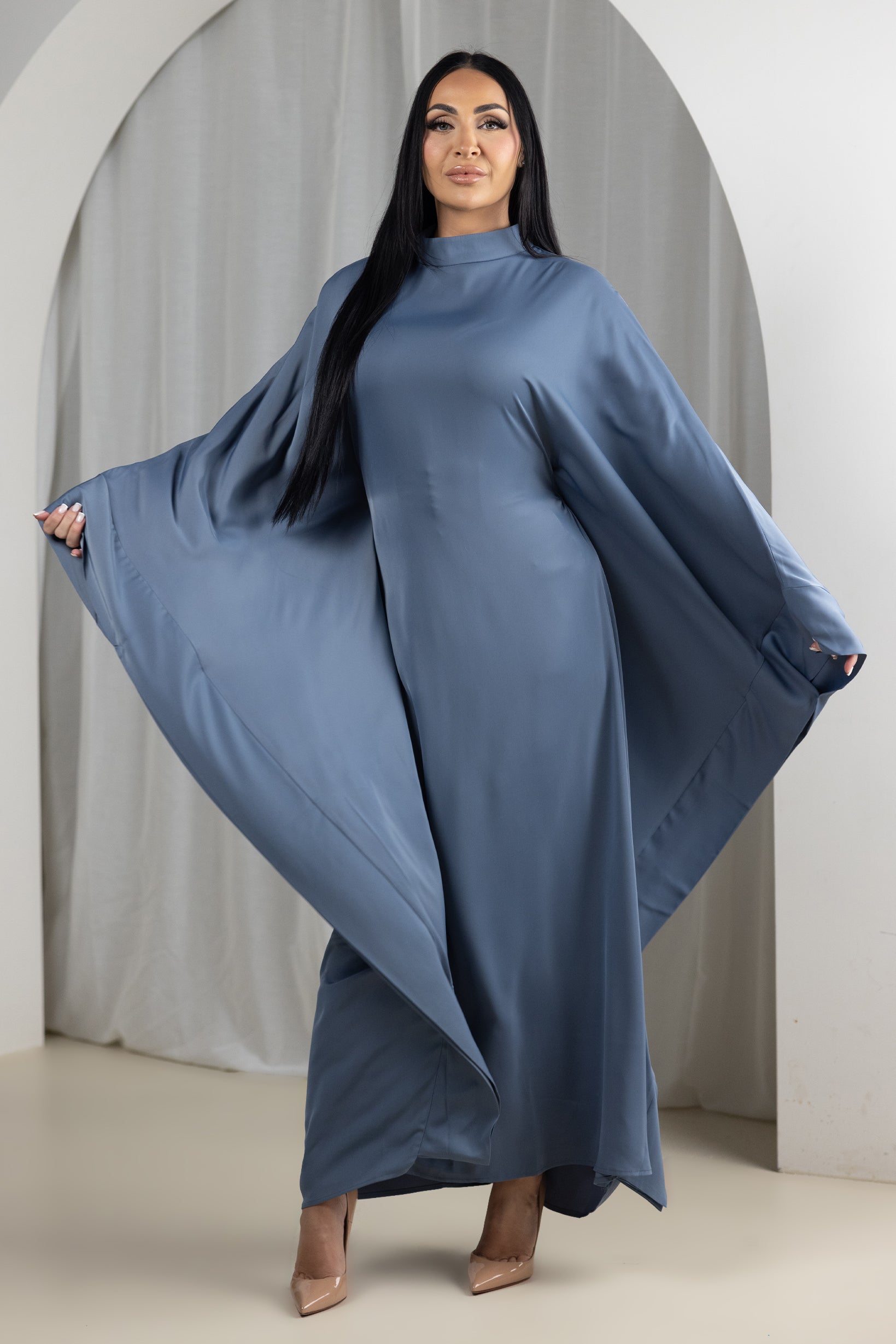 M9013Slate-kaftan-dress