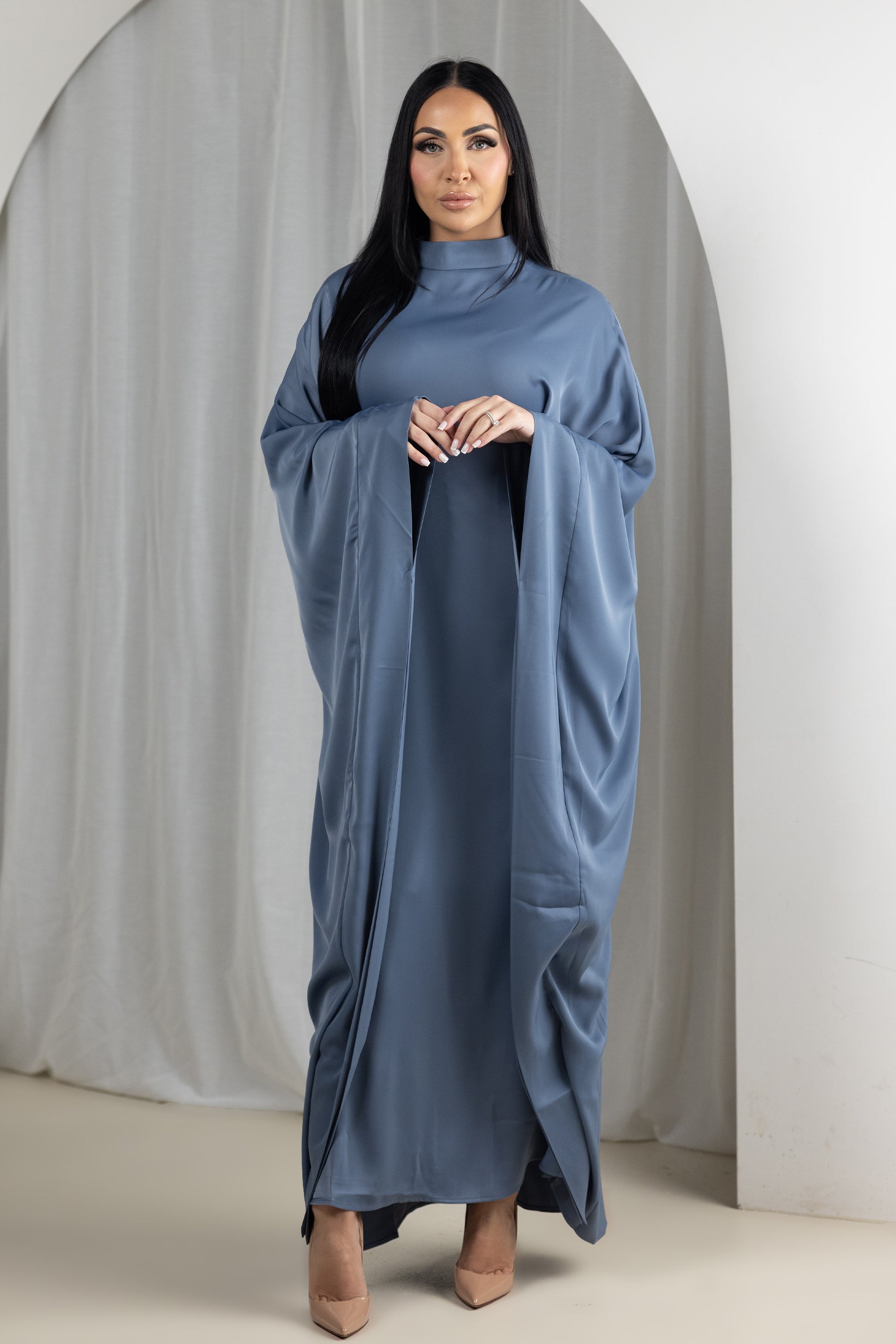 M9013Slate-kaftan-dress