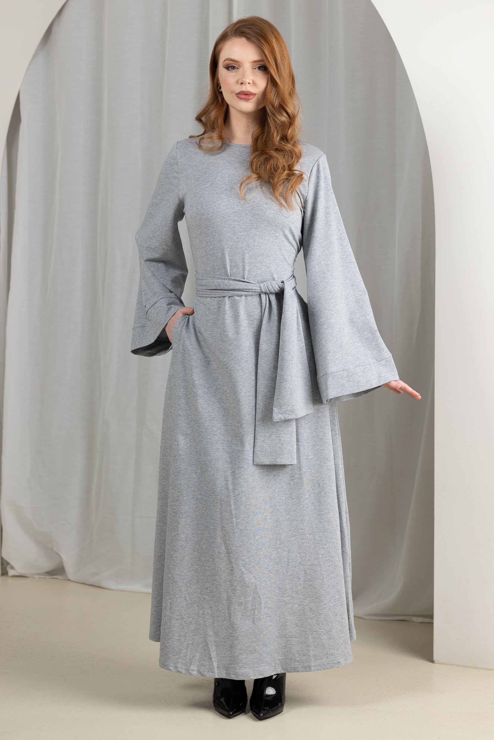 M9014-Grey-dress-abaya