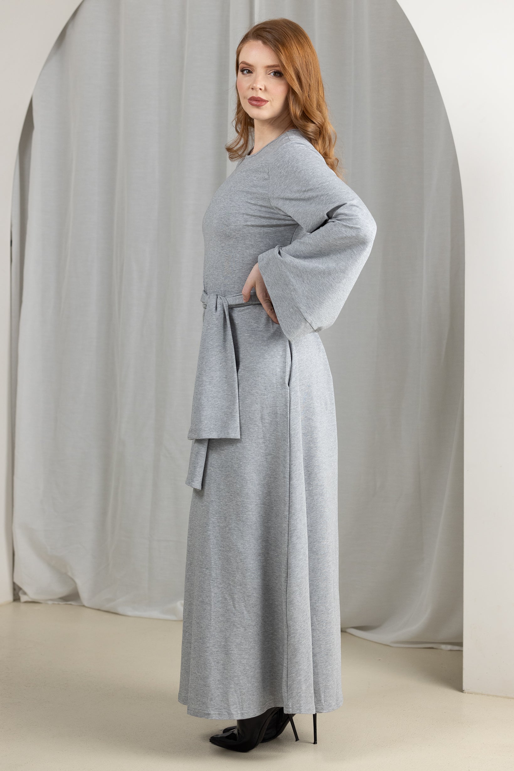 M9014-Grey-dress-abaya