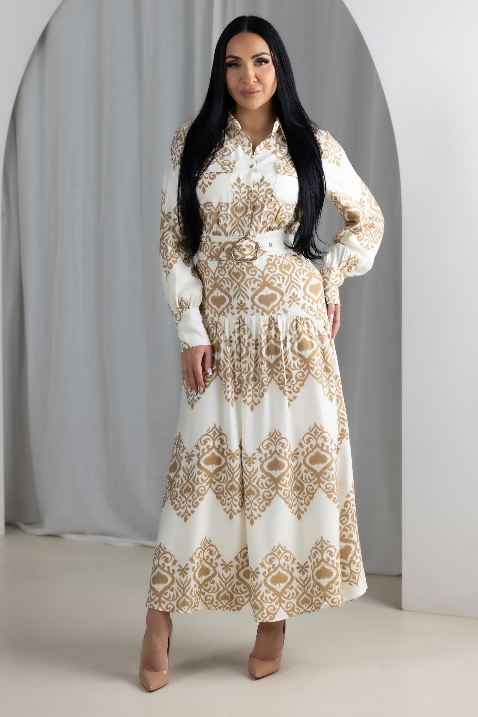 M9023MochaPrint-dress-abaya