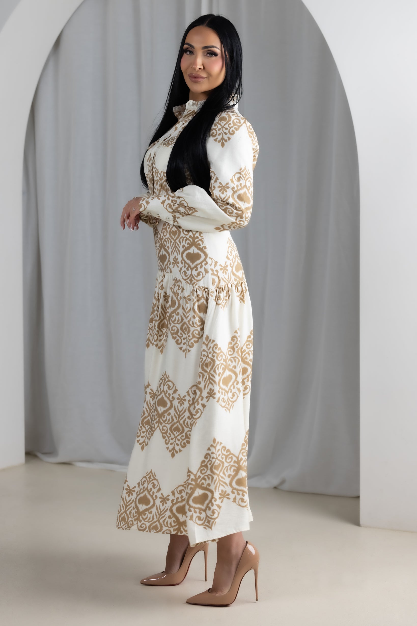 M9023MochaPrint-dress-abaya