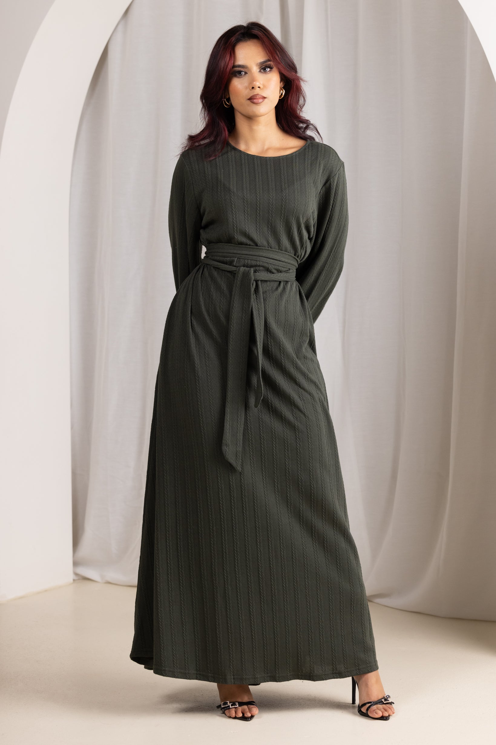 M9025DarkKhaki-abaya-dress