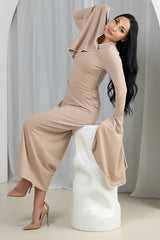 M9068Nude-dress-abaya