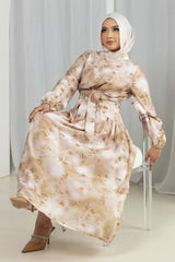 M9082BrownPrint-maxi-dress