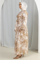 M9082BrownPrint-maxi-dress