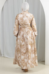 M9082BrownPrint-maxi-dress