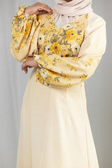 M9083-2YellowFloral-maxi-dress