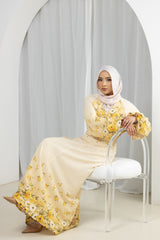 M9083-2YellowFloral-maxi-dress