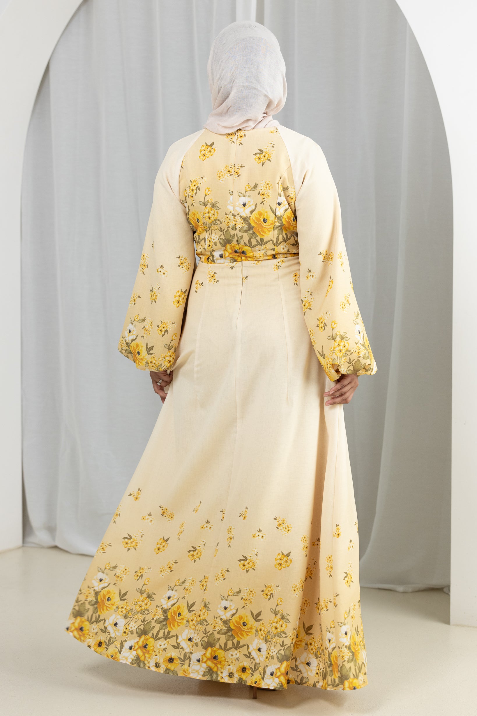 M9083-2YellowFloral-maxi-dress