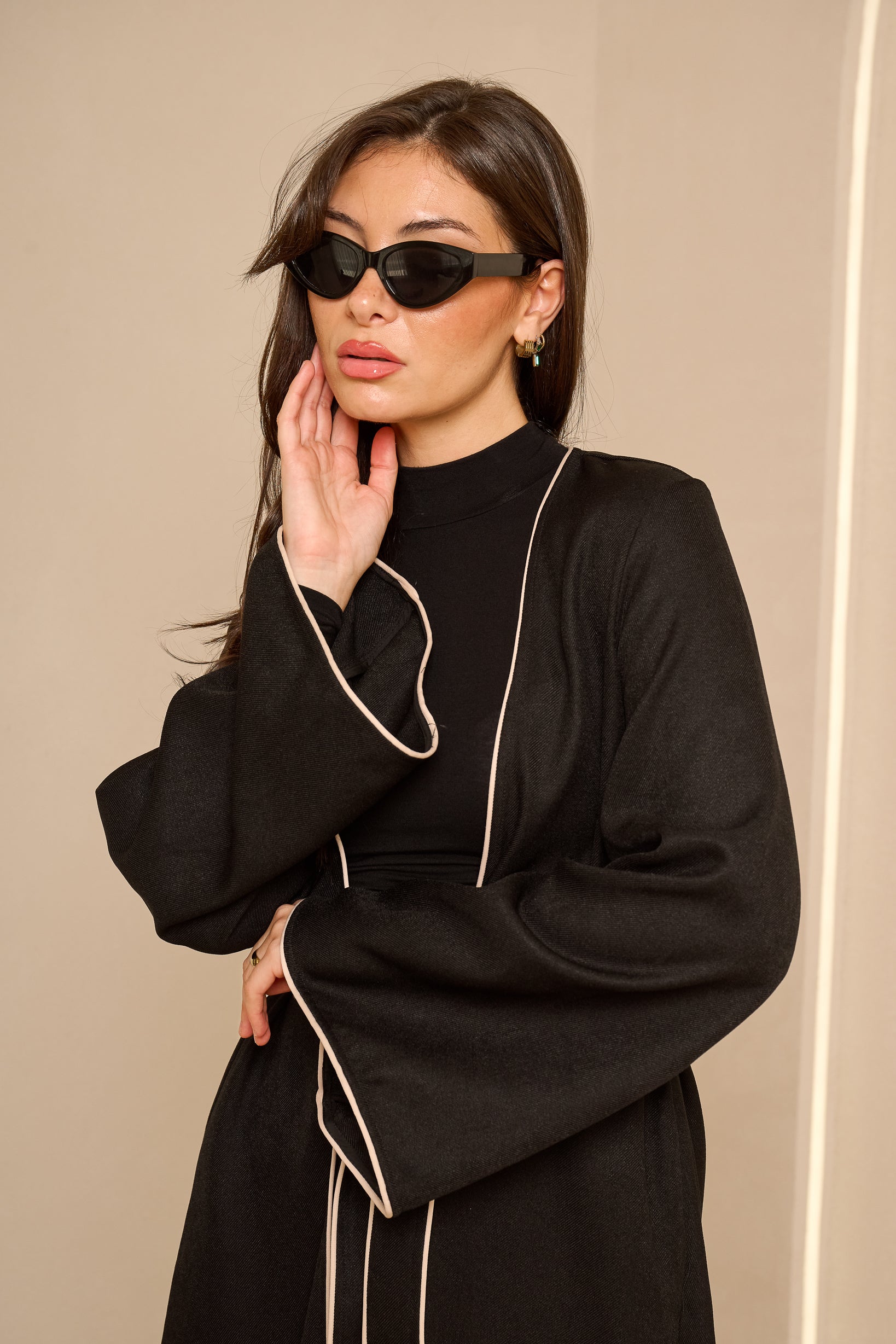 Tie Cardigan — ÈLAN Edit