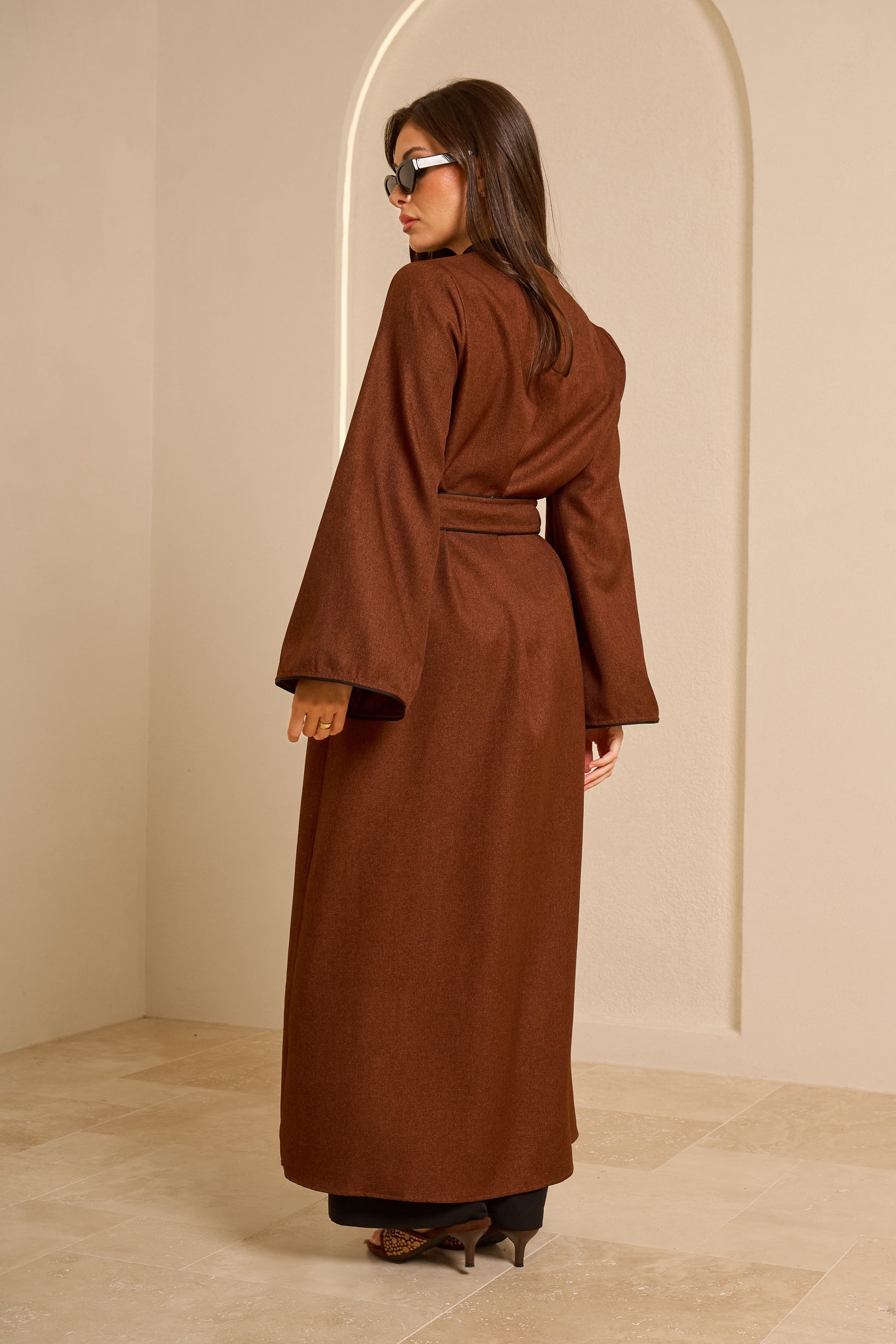 Tie Cardigan — ÈLAN Edit