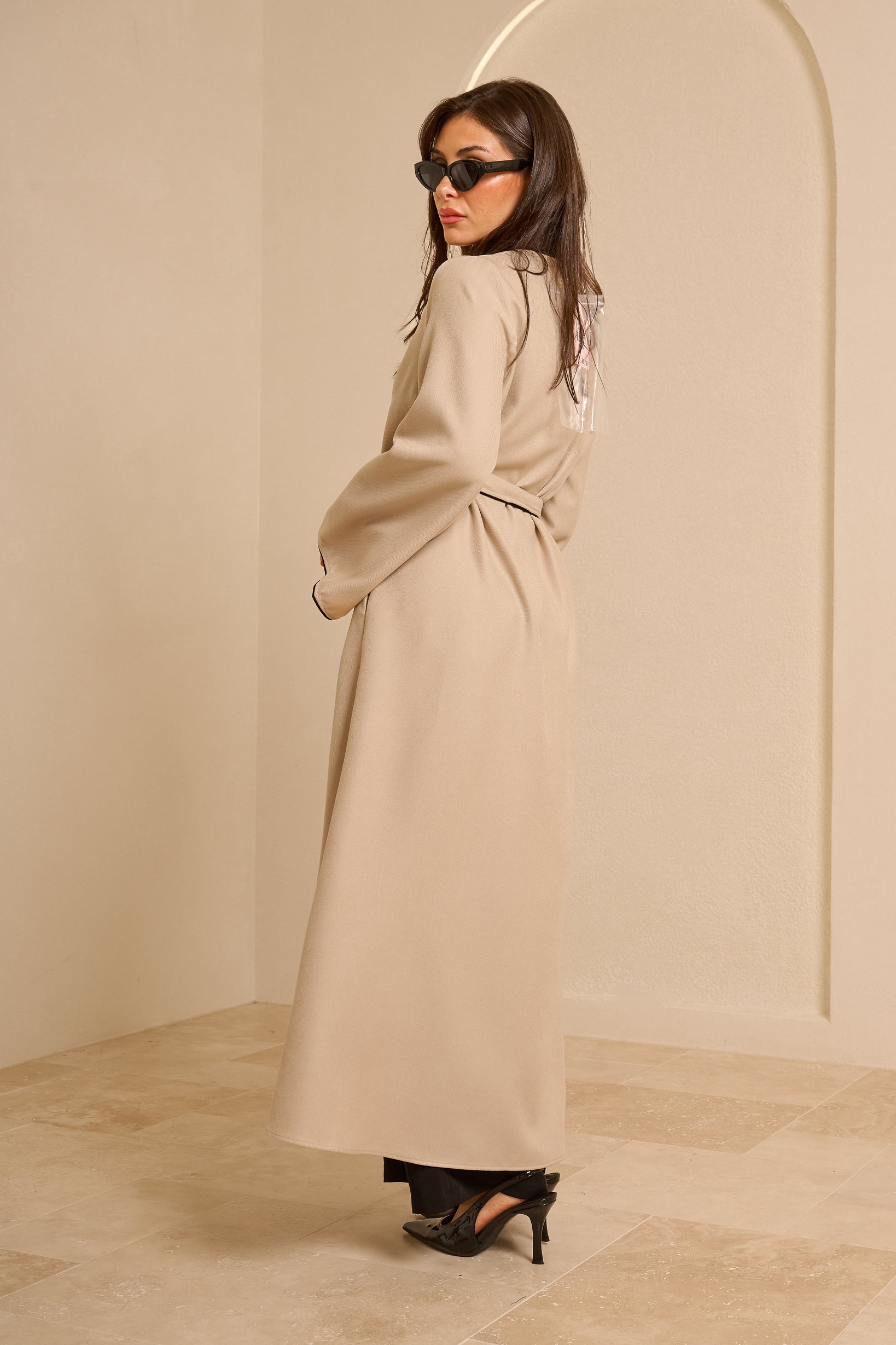 Tie Cardigan — ÈLAN Edit