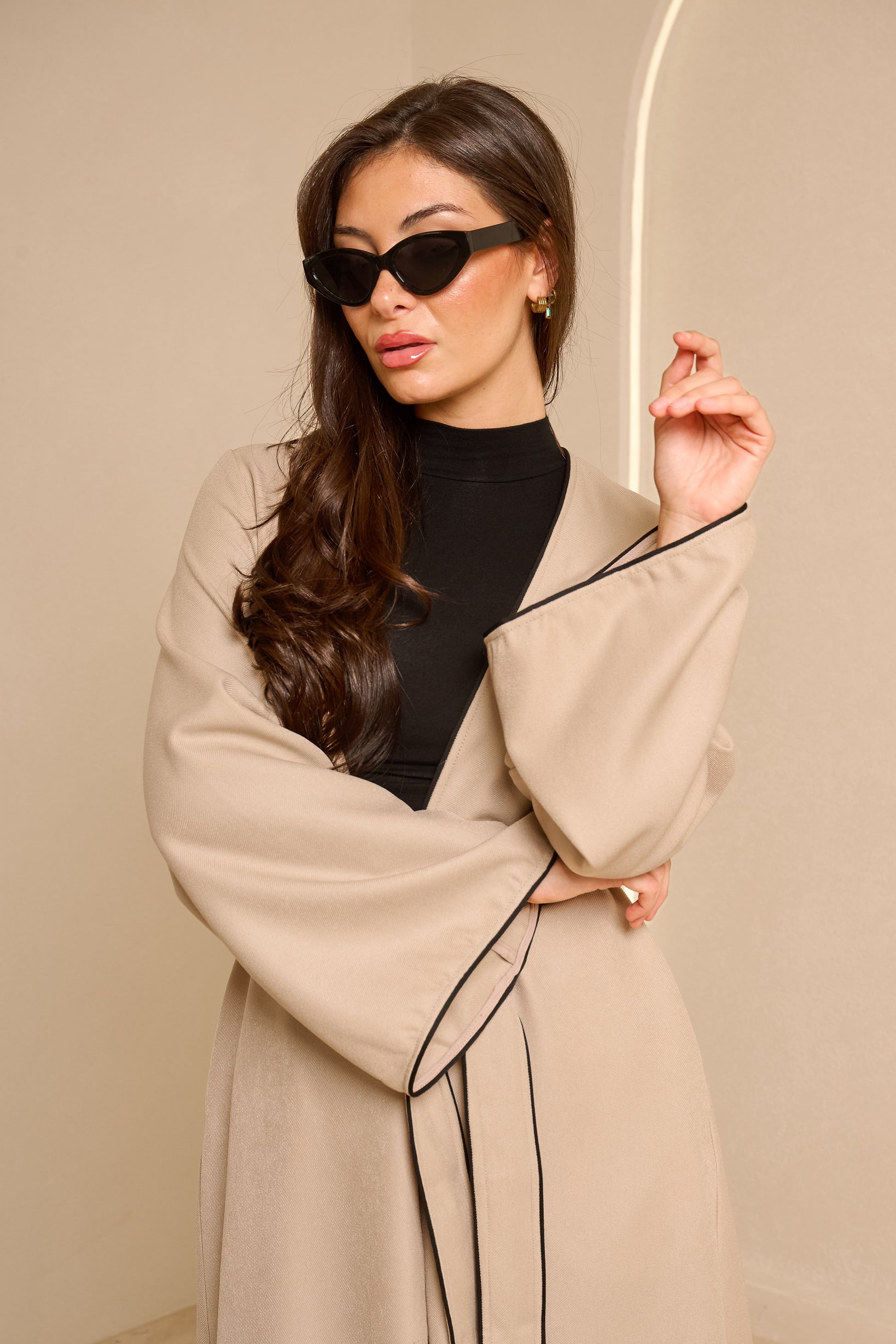 Tie Cardigan — ÈLAN Edit