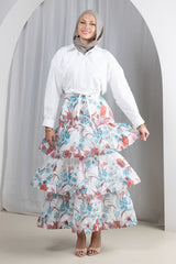 Areem Tiered Zimi Skirt