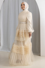 Rhythmic Tulle Dress