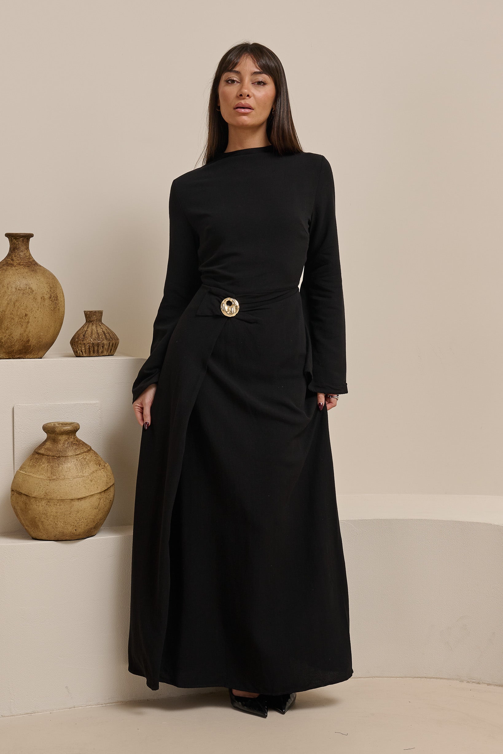 Miraj Brooch Dress