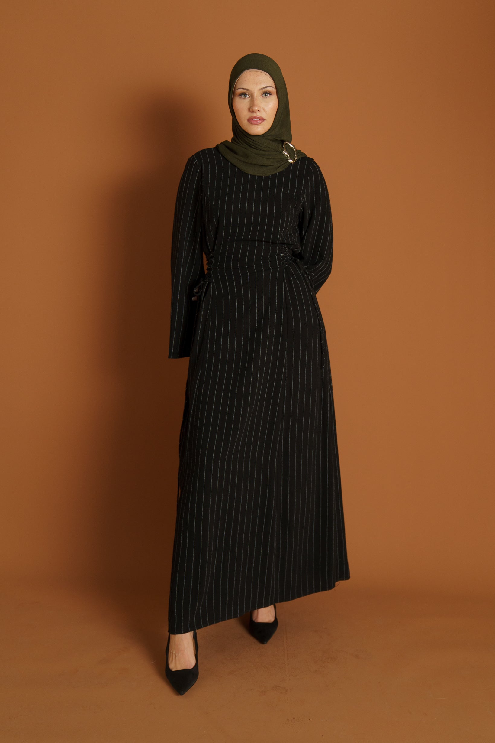 Areem Wallai Pin Stripe Dress