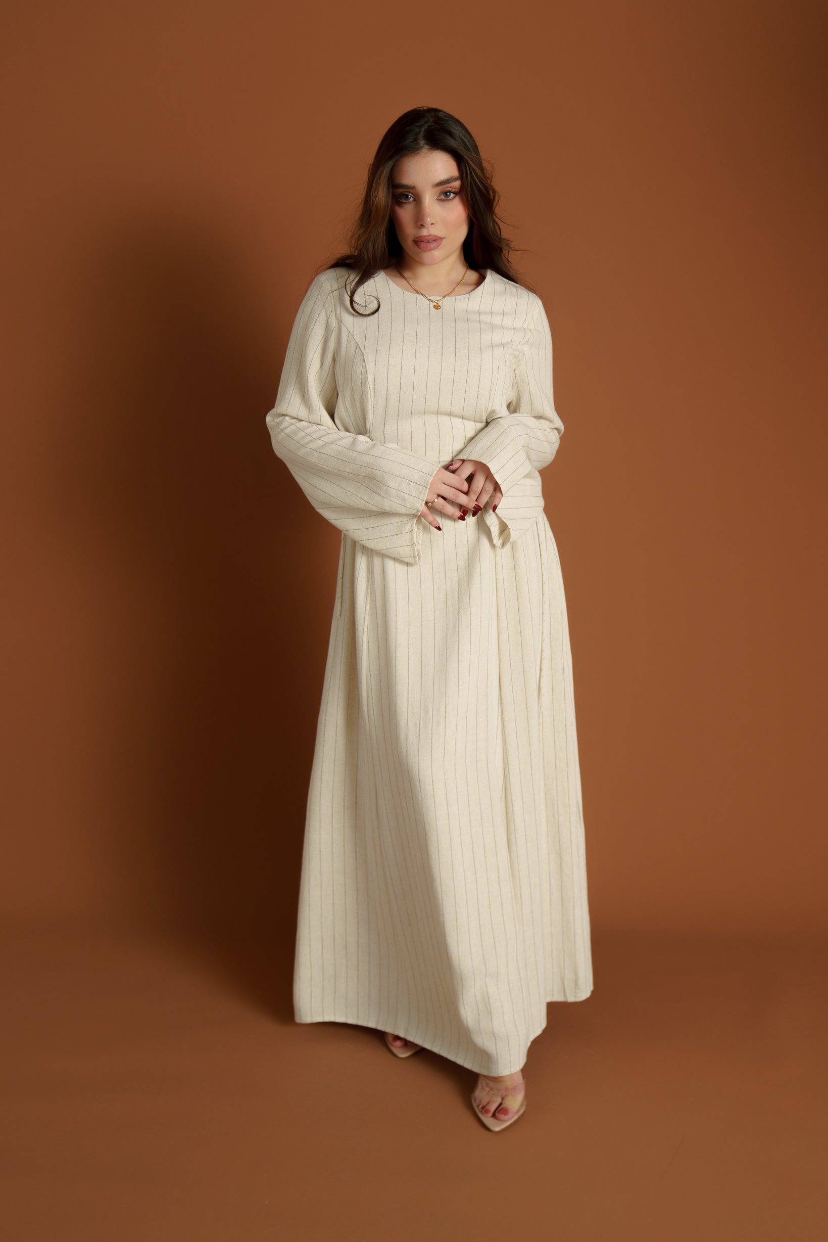 Areem Wallai Pin Stripe Dress