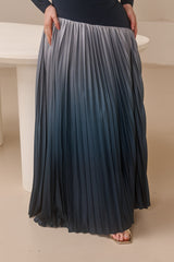 Miraj Ombre Pleat Dress
