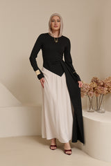 Miraj Side Drape Dress