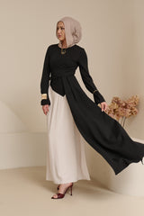 Miraj Side Drape Dress