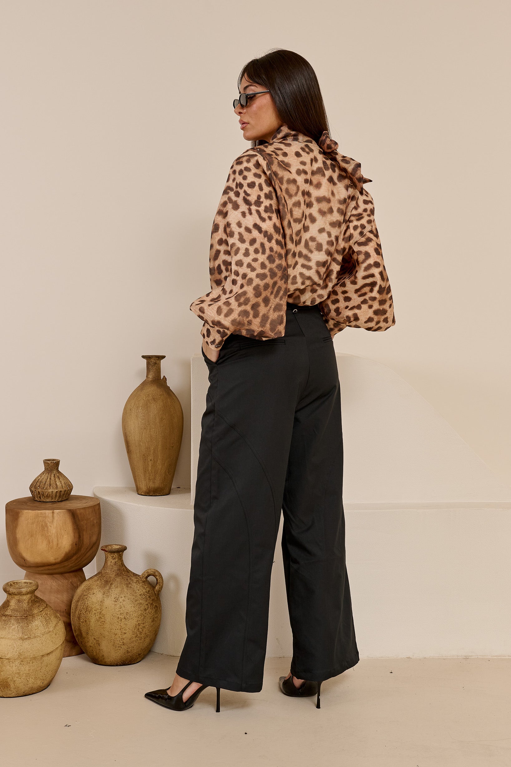 Miraj Leopard Blouse