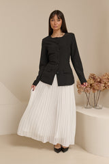 Miraj Blazer Pleat Dress