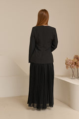 Miraj Blazer Pleat Dress