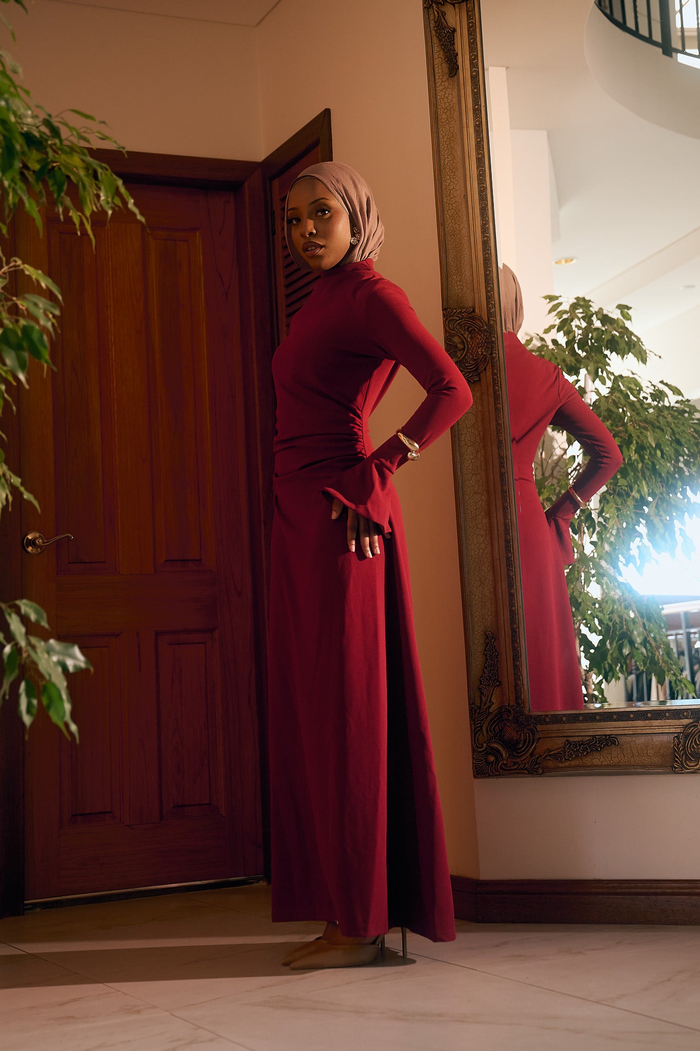 M9591-BUR-dress
