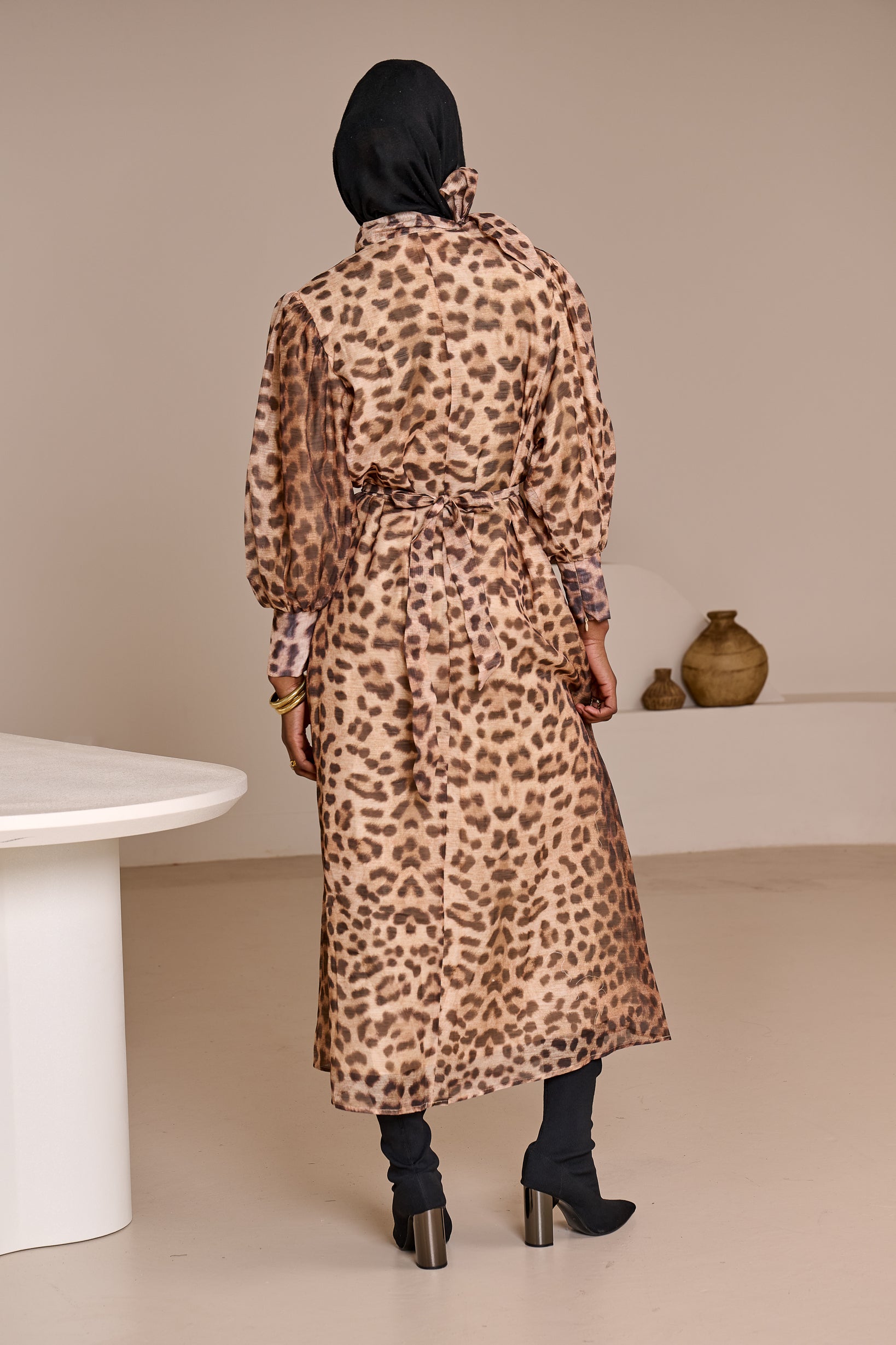 Miraj Leopard Dress
