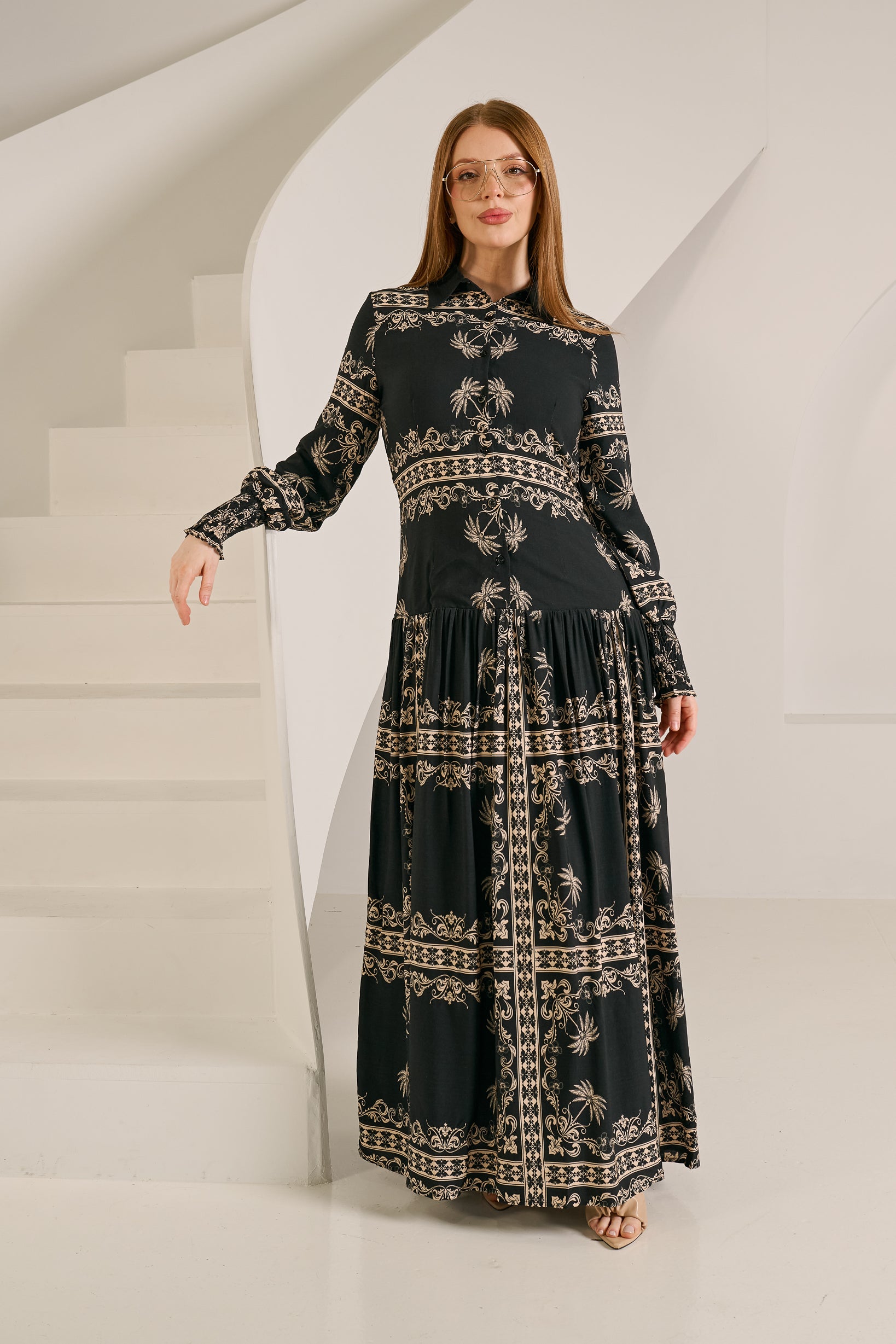 Soleil Shiraz Shirt Dress